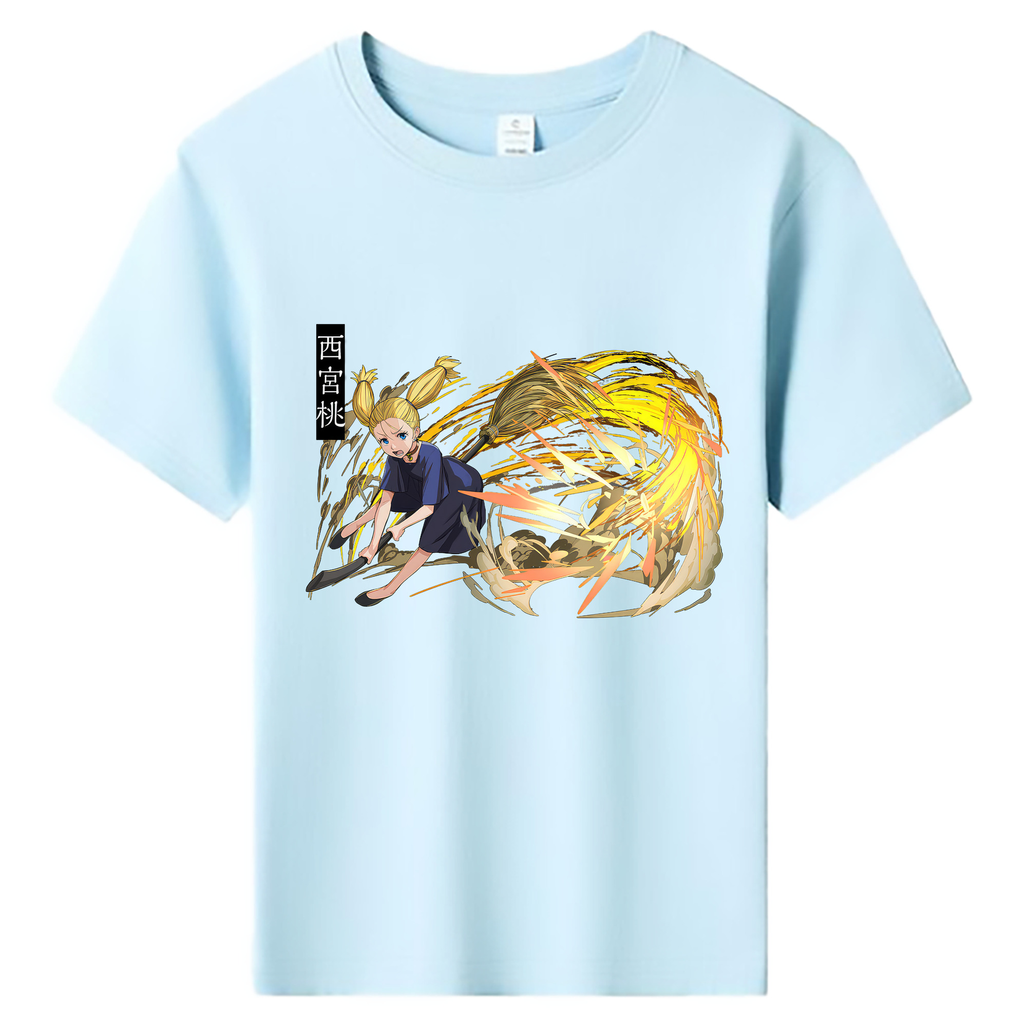 （画像用） 呪術廻戦 Jujutsu Kaisen 綿100％キッズTシャツ（フロントプリント）